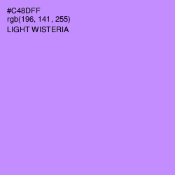 #C48DFF - Light Wisteria Color Image